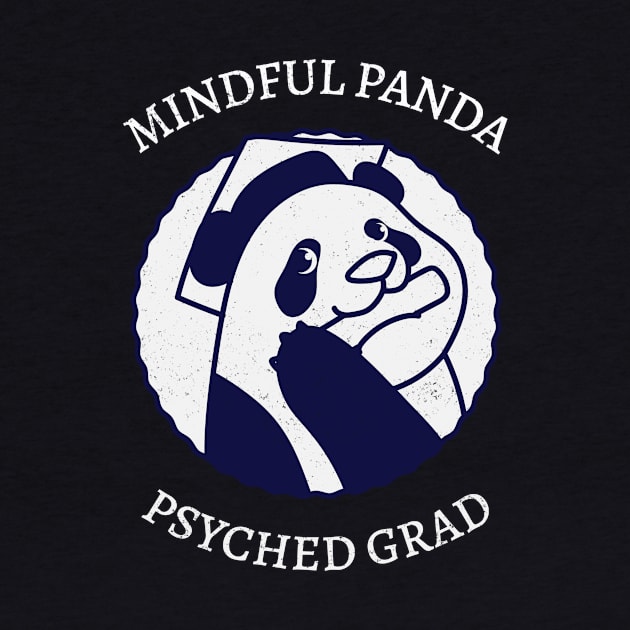 Funny Panda Psychology Graduation by PixelThreadShop
